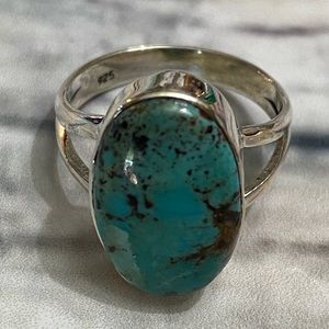 Native American turquoise Silver ring